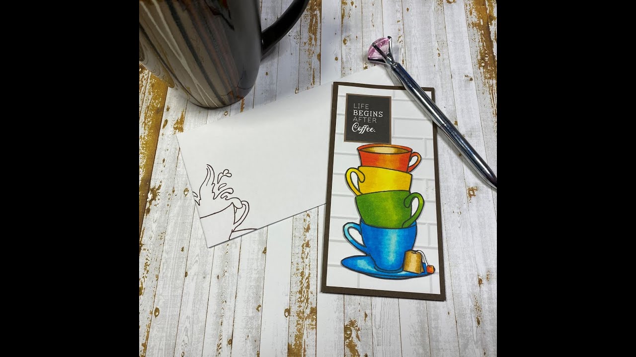 Maymay Made It Pictorial Design Team Project - Mini Slim Line Card