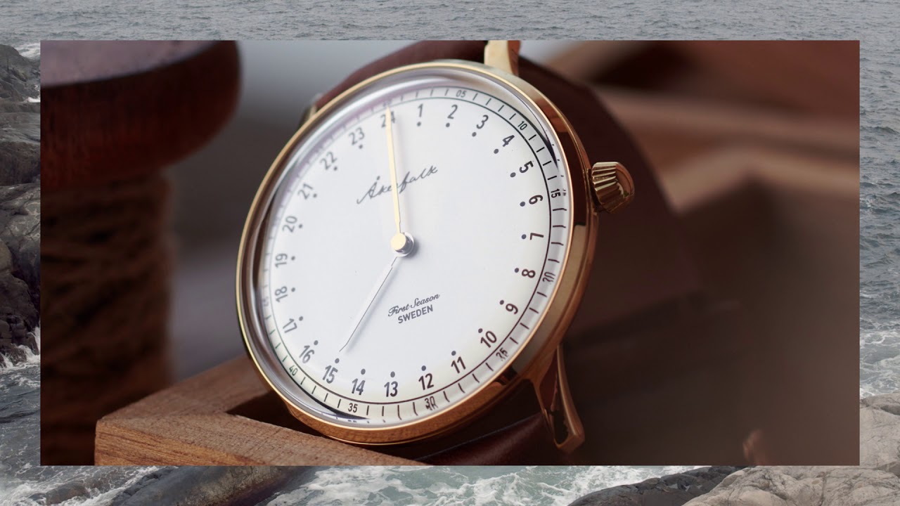 Akerfalk 24 hour watches from Sweden