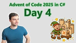 Advent of Code 2025 Day 4: Printing Department in C# ✅✅