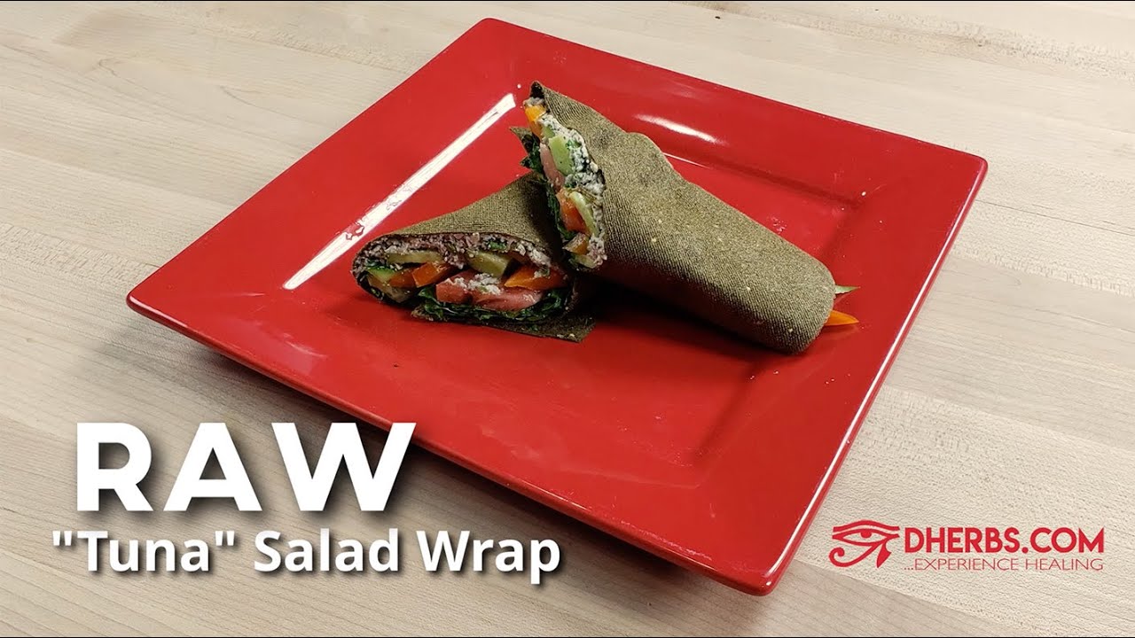 Raw "Tuna" Salad Wrap | Dherbs