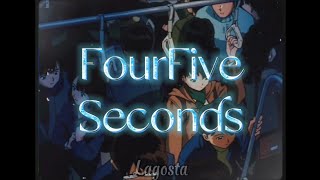FourFive Seconds - tradução pt/br