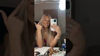 Blonde Woman Shares an Explicit Message#SelfieVideo #ExplicitContent #BlondeBeauty #Mani