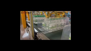 soda water beverage one piece film wrapping machine,output 30-35 packs per minute #packagingmachine