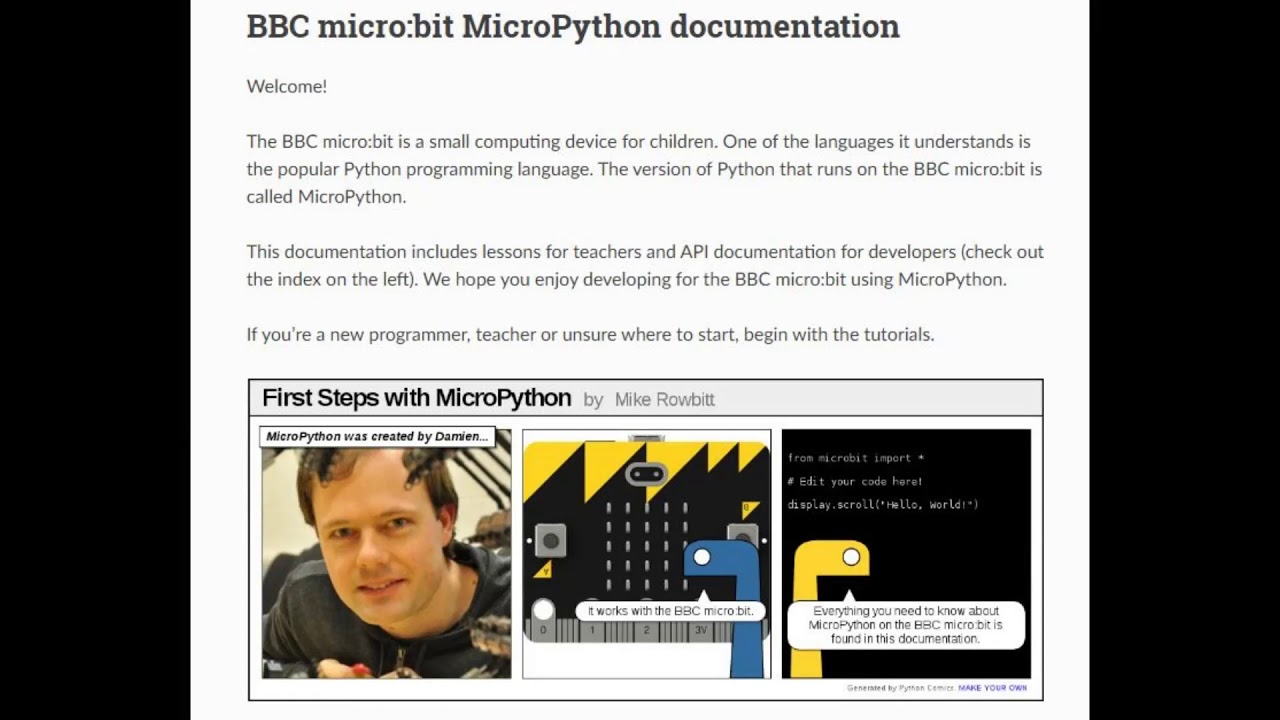 CZ Pro BBC micro:bit Python a jiná zvířátka - YouTube