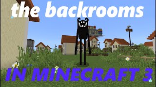 THE BACKROOMS IN MINECRAFT 3