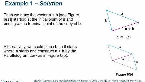 Calculus 3 - Section 12.2:  Vectors - Part 1
