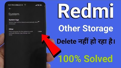 How to Delete other storage files any redmi/Xiaomi 2023