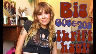 Big 60s & 70s Try On Thrift Haul