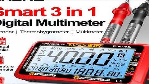ANENG 613 Smart Multimeter Real-time Power-off Measuring Tester AC/DC Ammeter Voltmeter 40