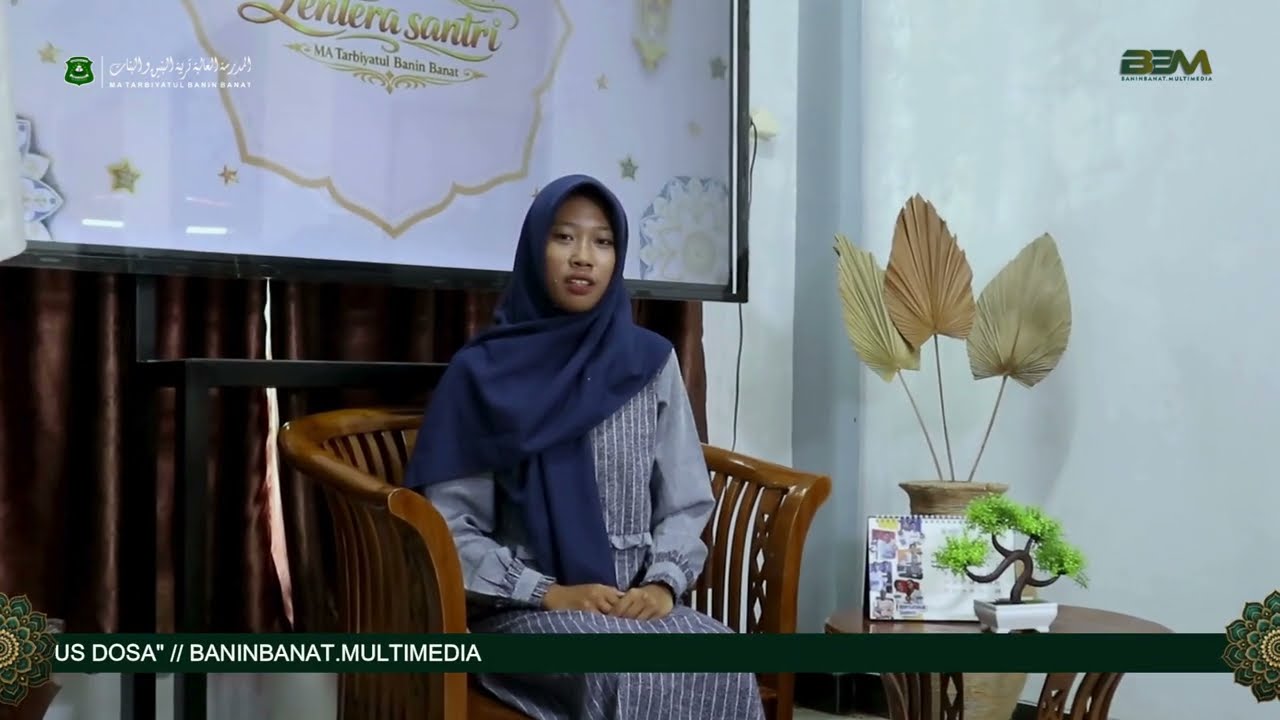 LENTERA SANTRI #6 // SEDEKAH SEBAGAI PENOLAK BALA' DAN PENGHAPUS DOSA // UMI SAROH (SISWI KLS X)