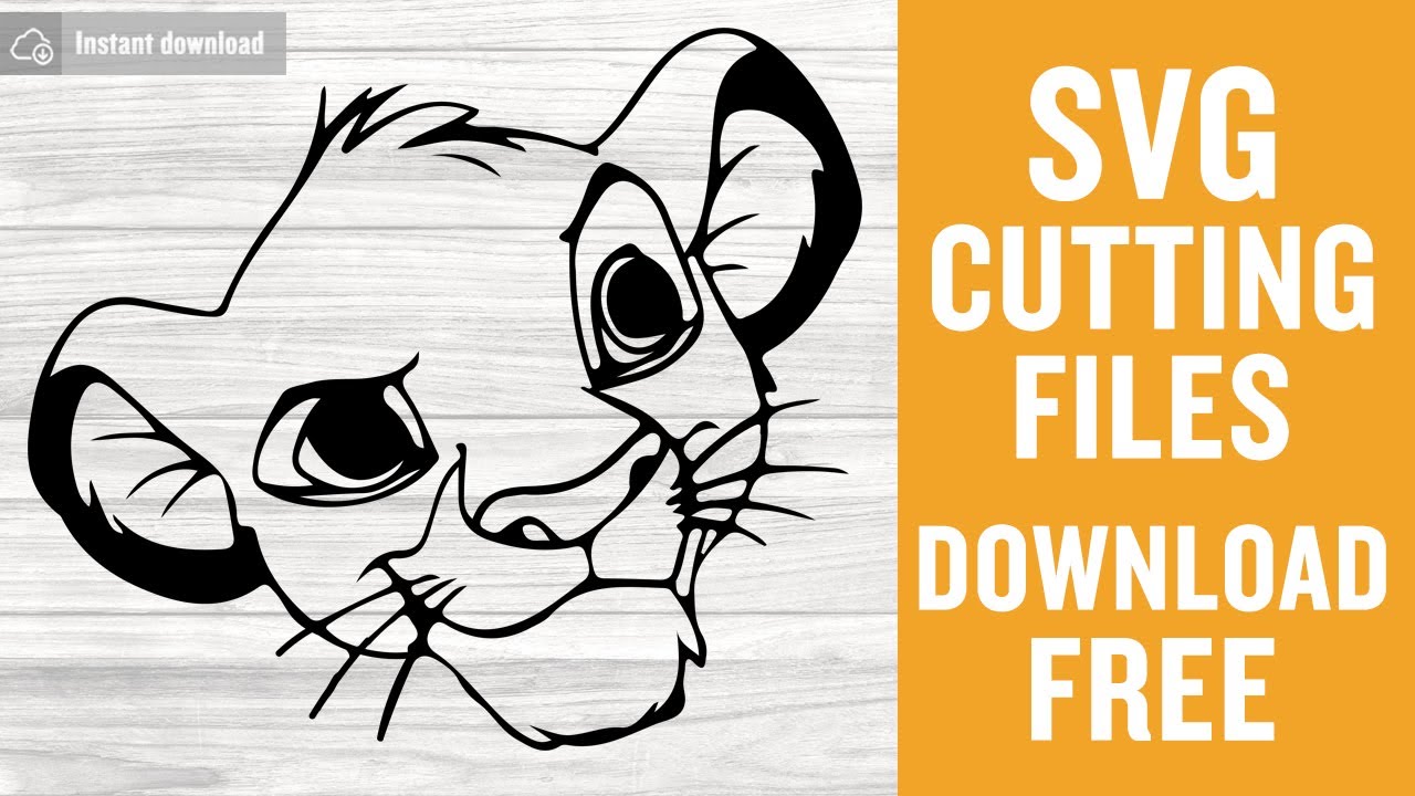 Download Simba Cartoon Svg Free Cutting Files For Cricut Silhouette Free Download Youtube PSD Mockup Templates