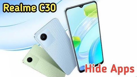 Realme C30  Mein Apps Hide Kaise Karen , Hide Apps In Realme C30,Realme C30 Apps Hide Setting
