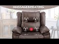 Recommended Buy: Faux Leather Electric Power Lift Recliner Chair With Massage and Heating