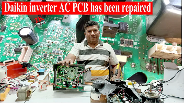 Daikin inverter ac PCB repairing || PCB repaired with only one Resistor
