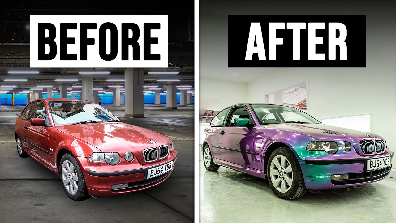 Chameleon Wrapping Your E46 Compact