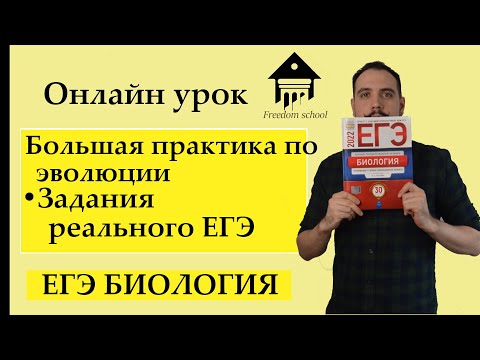 БОЛЬШАЯ ПРАКТИКА ПО ЭВОЛЮЦИИ 2 ЧАСТЬ РЕЛАЬНОГО ЕГЭ |ЕГЭ БИОЛОГИЯ|Freedom|