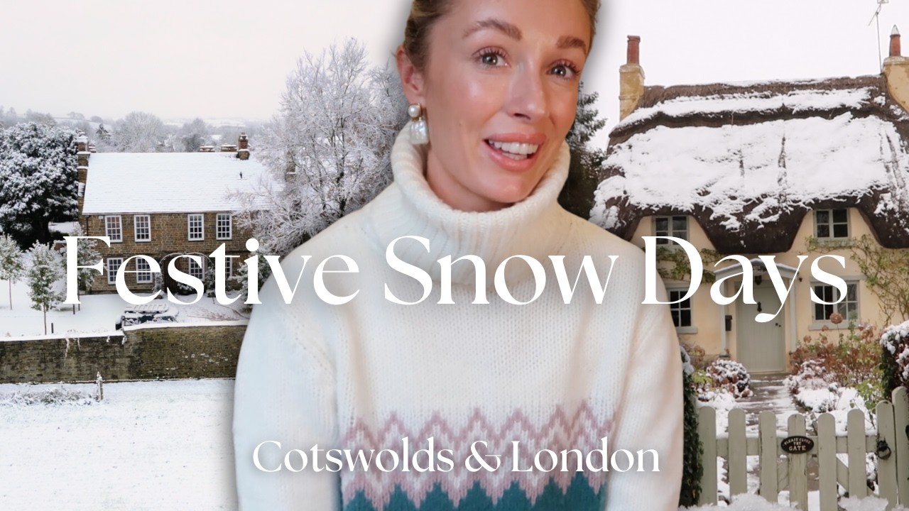 Cotswolds Cosy Snow Day! ❄️ THE VLOGMAS PREQUEL - Hearty Chicken Bone Broth & Winter Wonderland!
