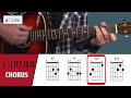 Hey Jude Easy Guitar Tutorial - The Beatles (CHORDS)