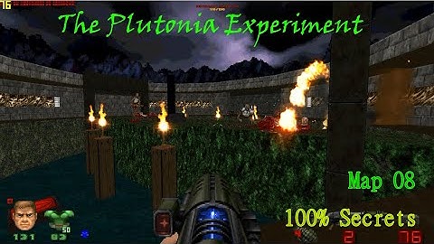 Brutal Doom v22 Test 7a | The Plutonia Experiment | Map 08 Gameplay [100% secrets]