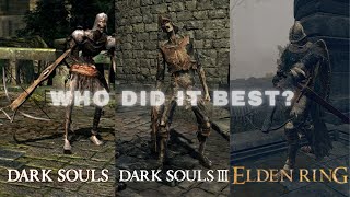 How Have Ranged Enemies Evolved over Dark Souls Games?