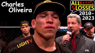 Charles Oliveira ALL LOSSES in MMA Fights / No Do Bronx