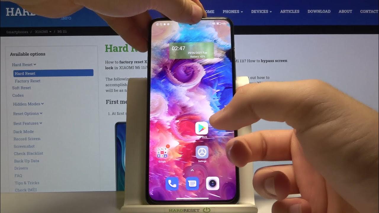 XIAOMI Mi 11i Fingerprint Sensor Test YouTube