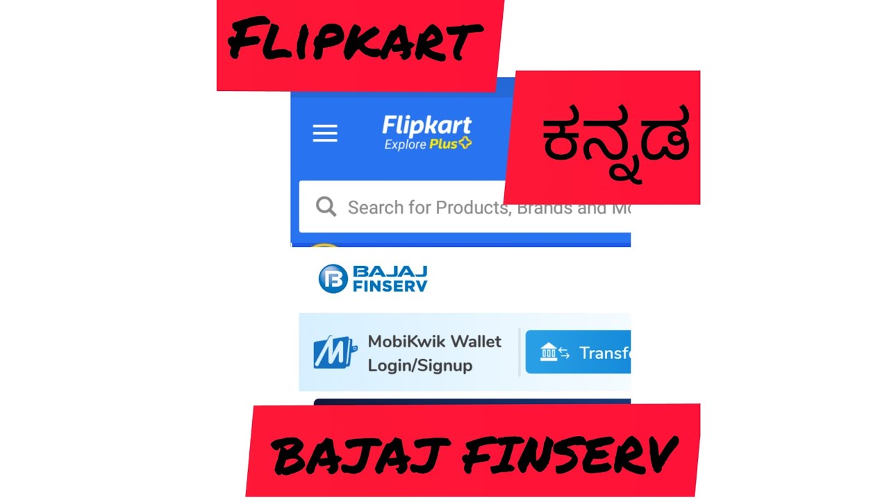 How to buy Mobile phone on EMI in Flipkart using Bajaj Finserv Explained in Kannada Language
