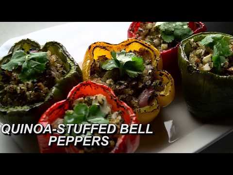 Quinoa-Stuffed Bell Peppers