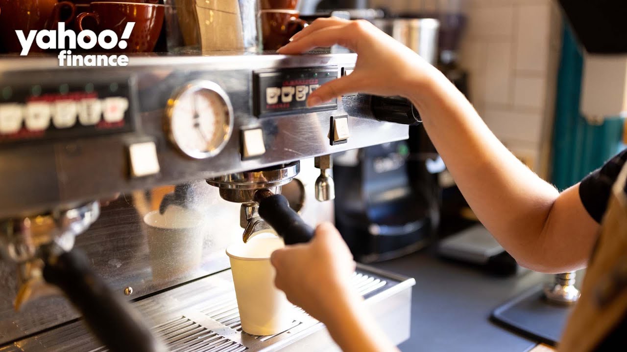 Coffee shop sales volume still below pre-pandemic levels