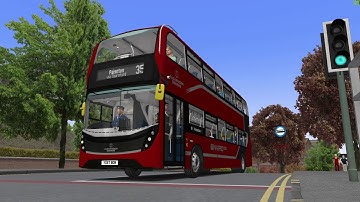 OMSI 2  West Country V3 Route 35 To Memorial Crescent (Collisions On) (SP 400MMC) (11.5M)