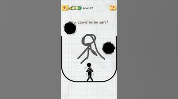 Draw 2 Save || Stickman Save || Level -28 #draw2save #youtubeshorts #shorts #game #funny