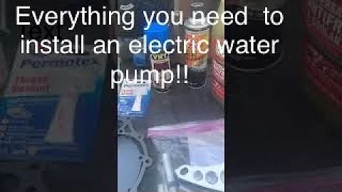 What you need to Install an Electric Water Pump on a Classic Mustang (or any classic really)!