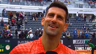 Novak Djokovic "Thankfully I was able to play" - Rome 2023