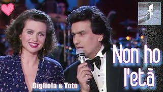 Video thumbnail of "GIGLIOLA CINQUETTI & TOTO CUTUGNO: "NON HO L'ETÀ"  In vivo all'Eurovision di Roma 1991 (⬇️Lyrics*)"