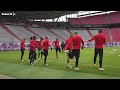 RB Leipzig Training before the Bayern Thriller!