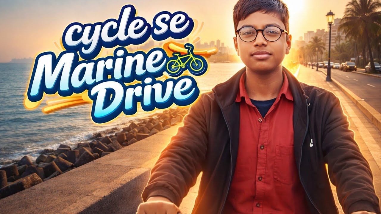 Cycle se Marine Drive wala vlog ap logo ko kaisa laga Comment me jarur bataye 🙏🏻 🙏🏻