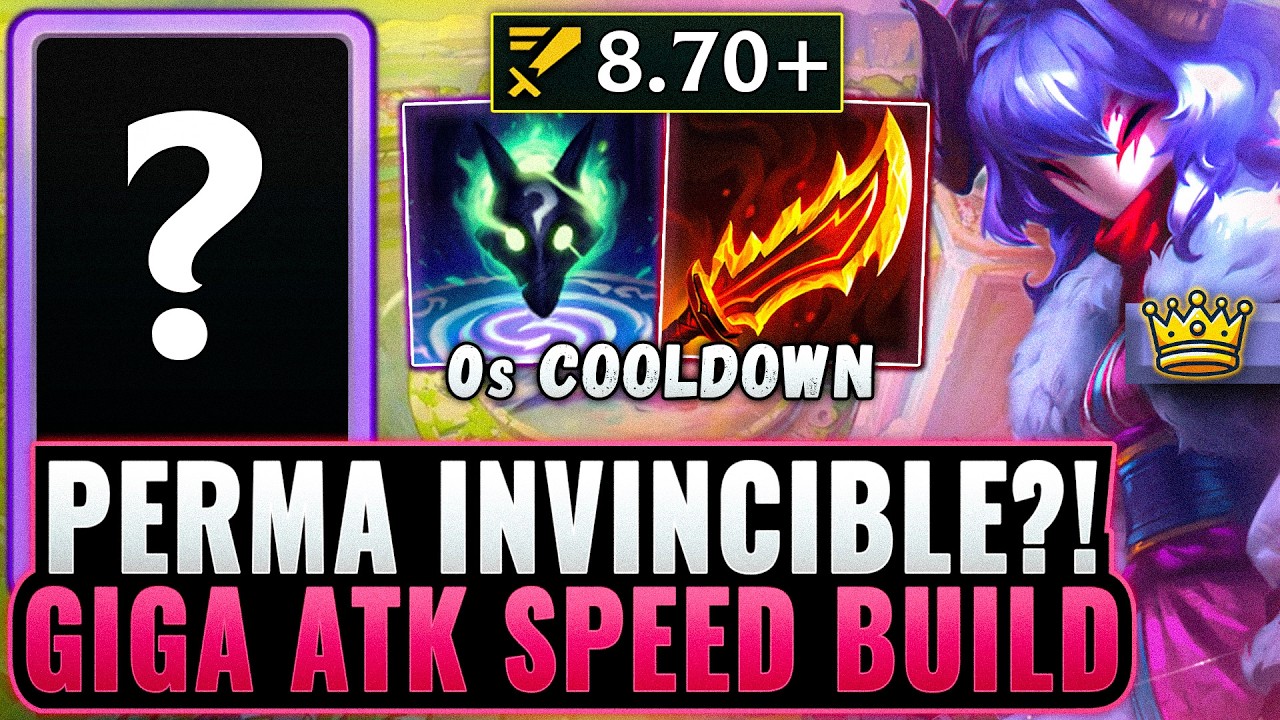 Cheater Build: 8.7 Attack Speed Permanent Kindred Ults | League Arena Gameplay