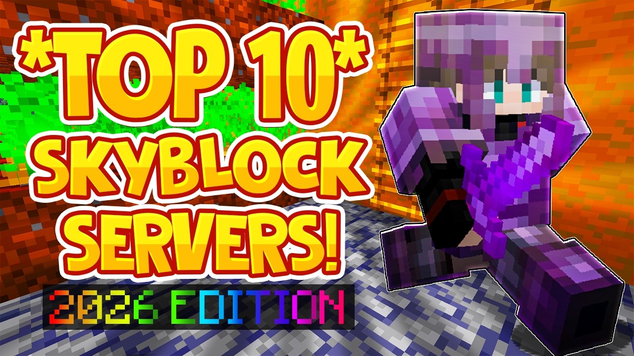 TOP 10 SKYBLOCK SERVERS *SPRING* EDITION | Bedrock & JAVA BEST Skyblock ...