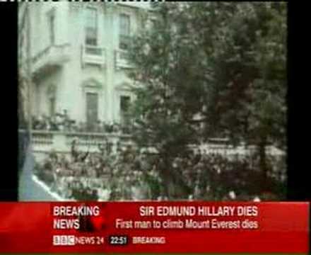 Sir Edmund Hillary Dies