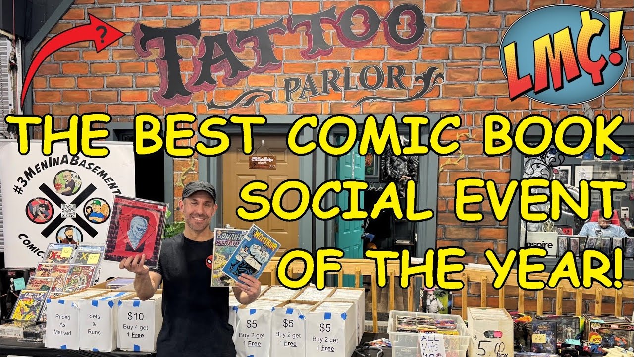 My Favorite Comic Book Social Event of the Year is at a TATTOO PARLOR?!