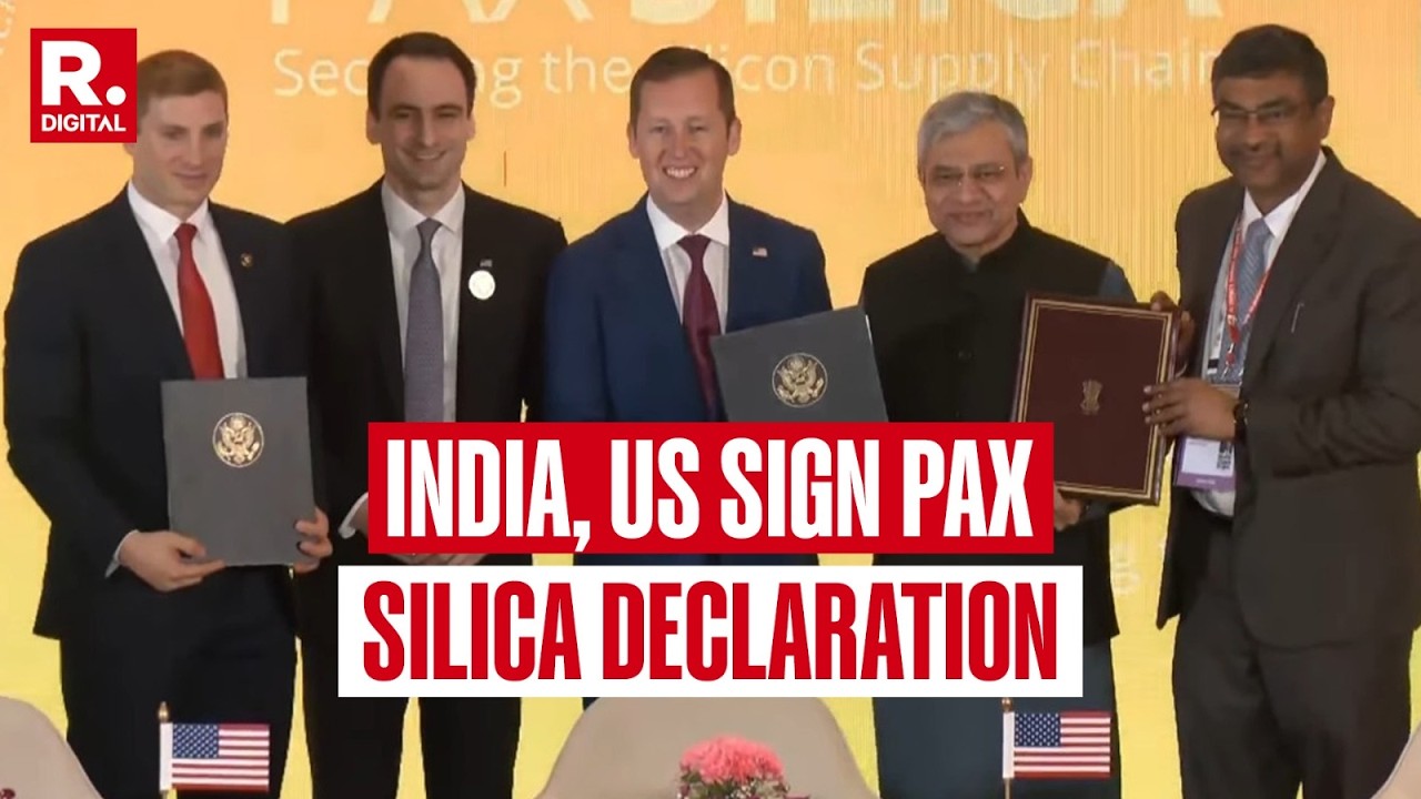 India AI Impact Summit: India And US Sign Pax Silica Declaration At India AI Impact Summit 2026