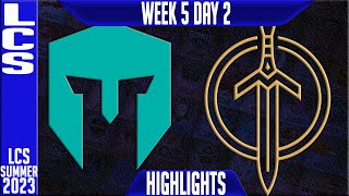 IMT vs GG Highlights | LCS Summer 2023 W5D2 | Immortals vs Golden Guardians