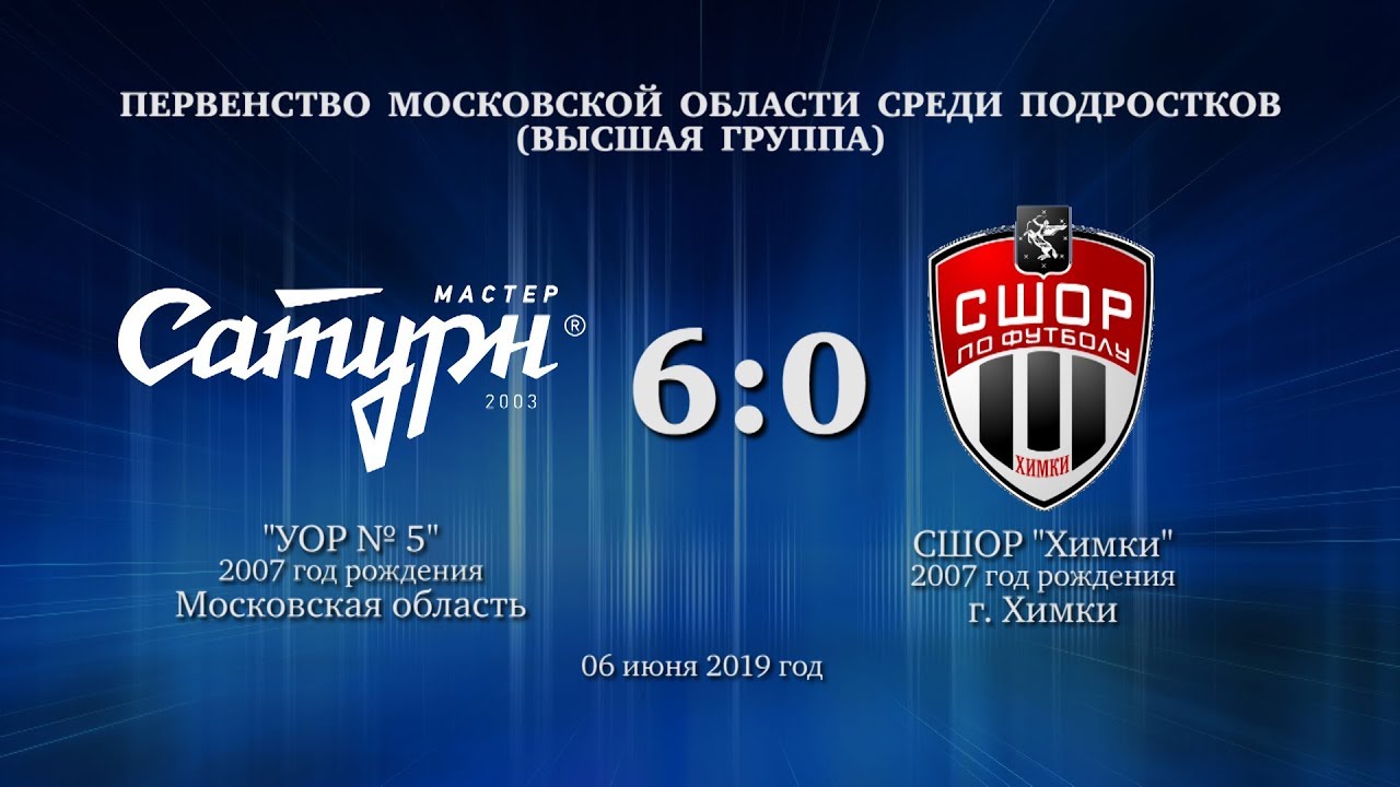 мастер сатурн фк Матч команды 2007 г.р. 06 июня 2019 год.