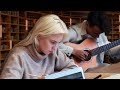 Prank  playing the guitar in library  full version