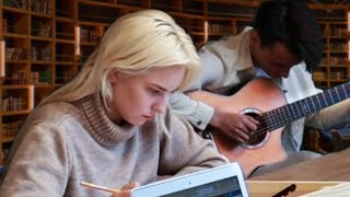 PRANK  PLAYING THE GUITAR IN LIBRARY | FULL VERSION