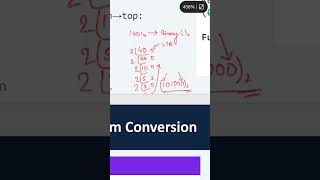Decimal to binary conversion BCSIT digital systems