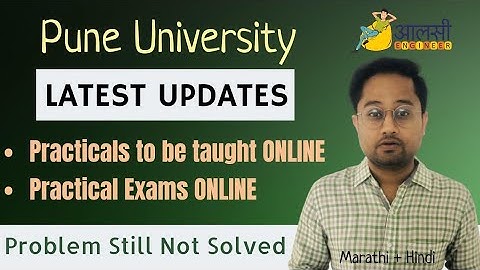 Pune University | Practical Exams | Latest Updates | #SPPU | Aalsi Engineer | Rounak Sir