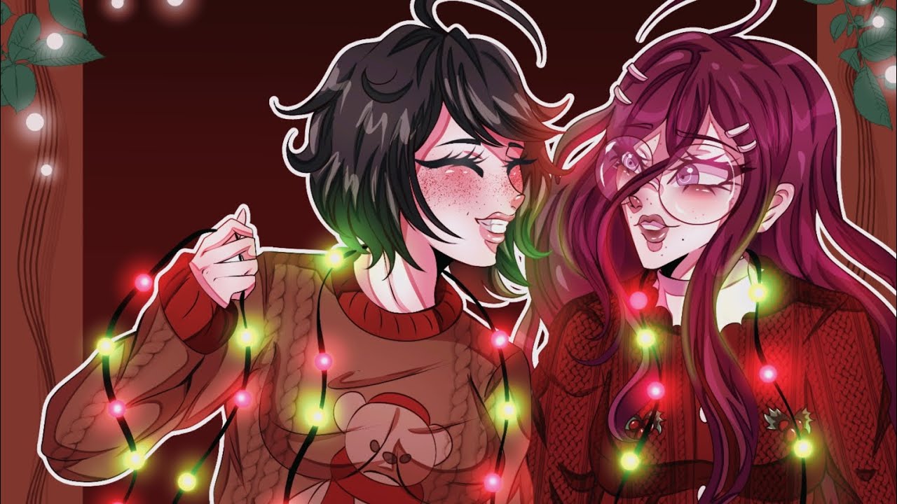 Toko x Komaru Xmas ! 🎄 (Danganronpa Fanart. Timelapse) YouTube