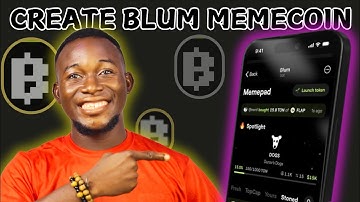HOW TO CREATE YOUR MEMECOIN ON BLUM MEMEPAD. #airdrop #crypto #makemoneyonline