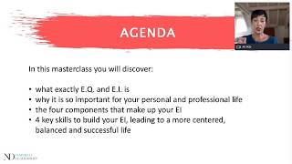 The EMOTIONAL INTELLIGENCE Masterclass